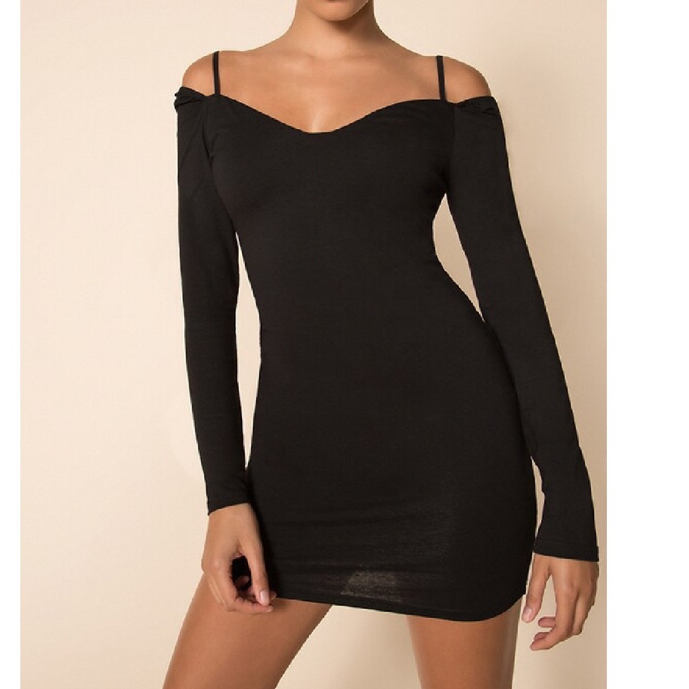 NWT superdown revolve black chelsie mini dress